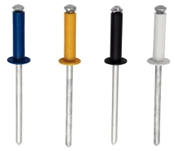 Rivet POP vendu par 32 5000404 en aluminium coloré Ø.4,8 x L.16 mm^Rapid Hot
