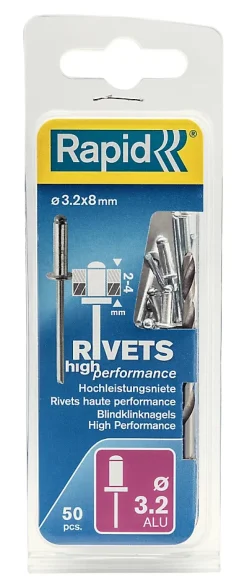 Rivets Haute performance Ø3.2x8mm^Rapid Sale