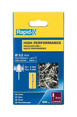 Rivets Haute performance Ø3.2 x 8 mm^Rapid New