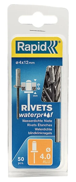 Rivets étanches Ø4.0x12mm aluminium-Rapid Best