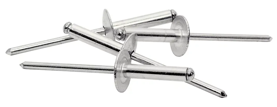 Rivets XL Ø4 x 18mm Aluminium, 40 pièces^Rapid Discount