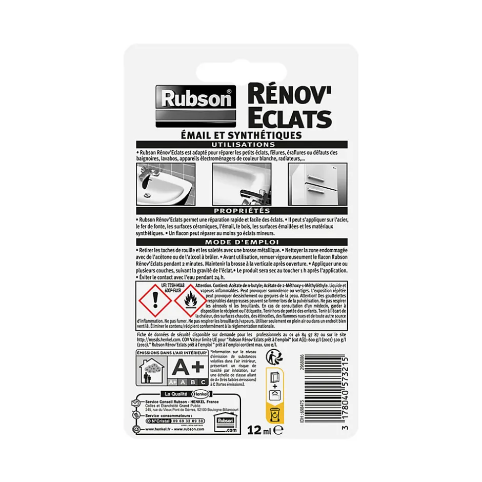 Rénov'Eclats Salle de bain Saine flacon 12ml^Rubson Hot