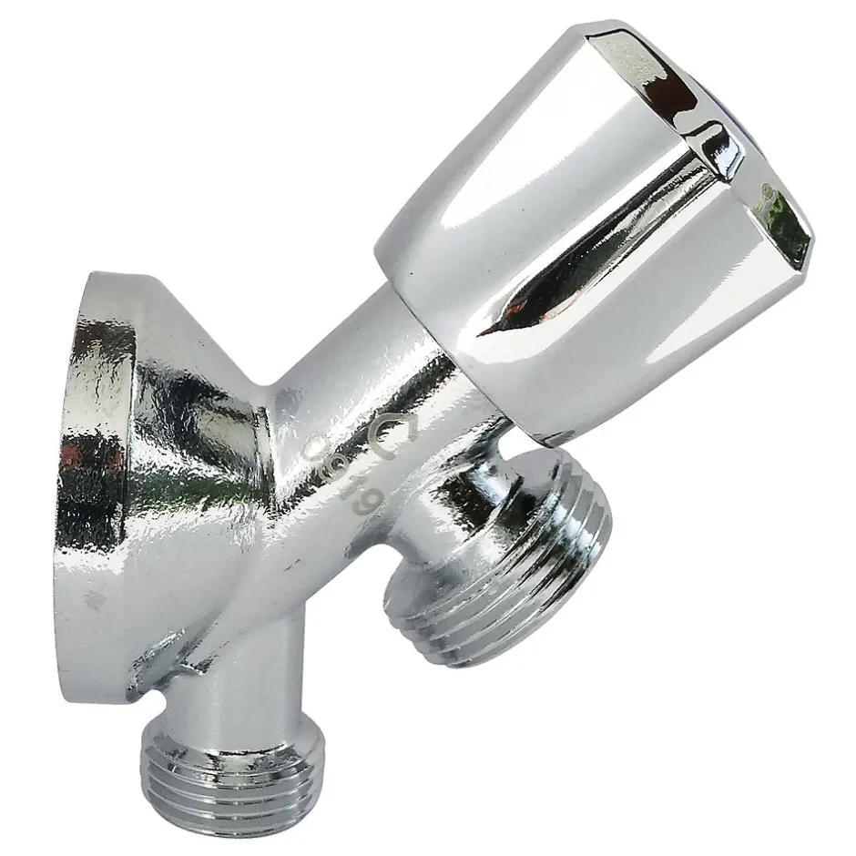 Robinet à clapet pour alimenter une machine à laver Entrée Mâle 1/2" - Sortie Mâle 3/4" en parallèle-Somatherm for you Sale