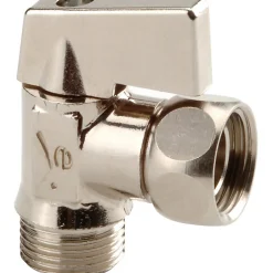 Robinet d'arrêt 1/4 de tour équerre manette métal -^Sferaco Discount