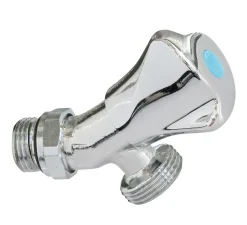 Robinet orientable à sortie inclinée pour machine à laver Entrée Mâle 1/2" - Sortie Mâle 3/4"^Somatherm for you Best