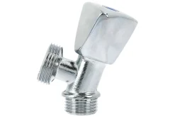 Robinet simple de machine à laver 1/2 3/4 Luxe tête laiton chromé - - B01-RMLZ^Garis Discount