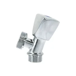 Robinet simple de machine à laver 1/2 3/4 Luxe tête laiton chromé - - B01-RMLZ^Garis Discount