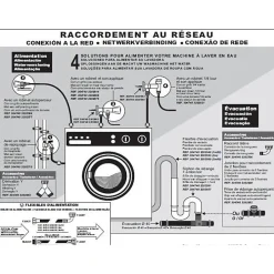 Robinet simple pour machine a laver - - Male^Dipra Hot