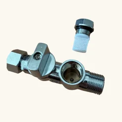 Robinets d'arrêt - Set de 2 robinets d'arrêt avec filtre-Cuisissimo New