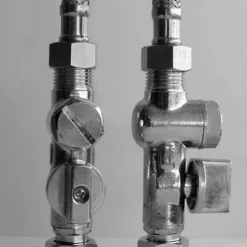 Robinets d'arrêt - Set de 2 robinets d'arrêt avec filtre-Cuisissimo New