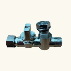 Robinets d'arrêt - Set de 2 robinets d'arrêt avec filtre-Cuisissimo New