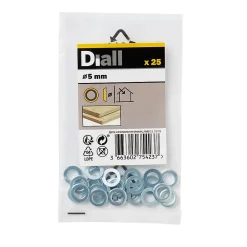 Rondelles cuvettes en laiton ø 5mm - 25 pièces-Diall Best