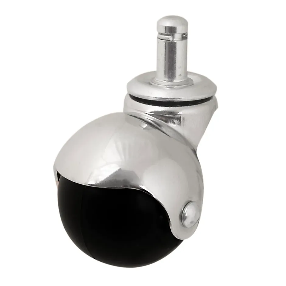 Roulette bille pivotante sans frein ø50 mm, tige, charge max 40kg- Clearance