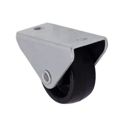 Roulette fixe noire ø2.95 cm, charge max 15 kg- Discount