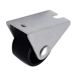 Roulette fixe noire ø2.5 cm, charge max 10 kg^ New