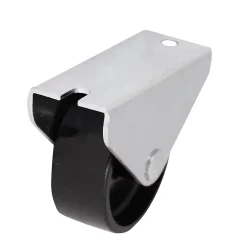 Roulette fixe noire ø4.45 cm, charge max 20 kg^