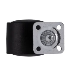 Roulette jumelée pivotante noire ø3.5 cm, charge max 30 kg- Best