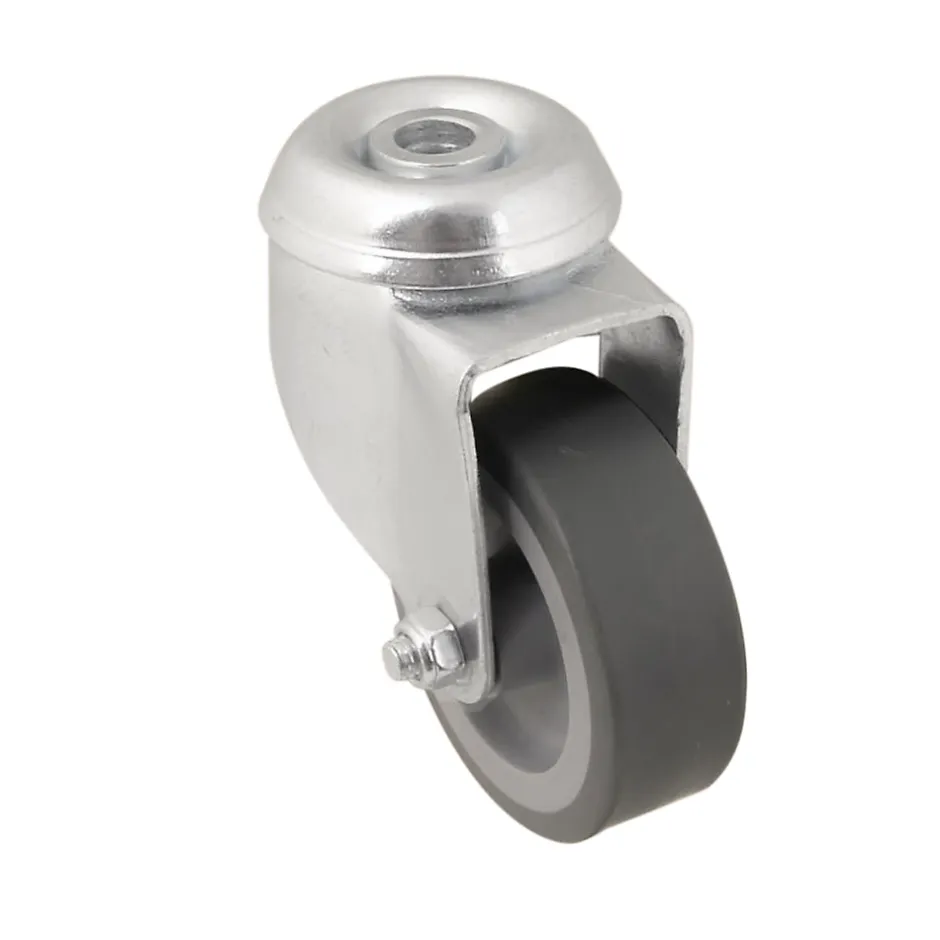 Roulette pivotante ø6.1 cm,50 kg Caoutchouc thermoplastique (TPR)-