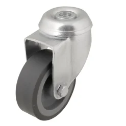 Roulette pivotante ø6.1 cm,50 kg Caoutchouc thermoplastique (TPR)-