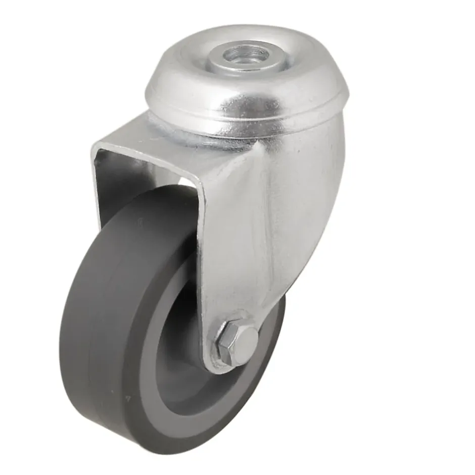 Roulette pivotante ø6.1 cm,50 kg Caoutchouc thermoplastique (TPR)-