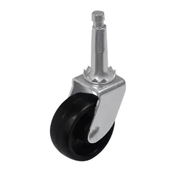 Roulette pivotante ø4.1 cm,15 kg Noir- Clearance