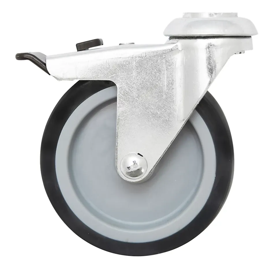 Roulette pivotante avec frein ø100 mm, œil, charge max 70kg- Sale
