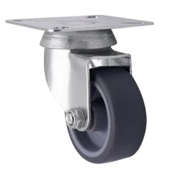 Roulette pivotante grise ø5 cm, charge max 30 kg- Outlet