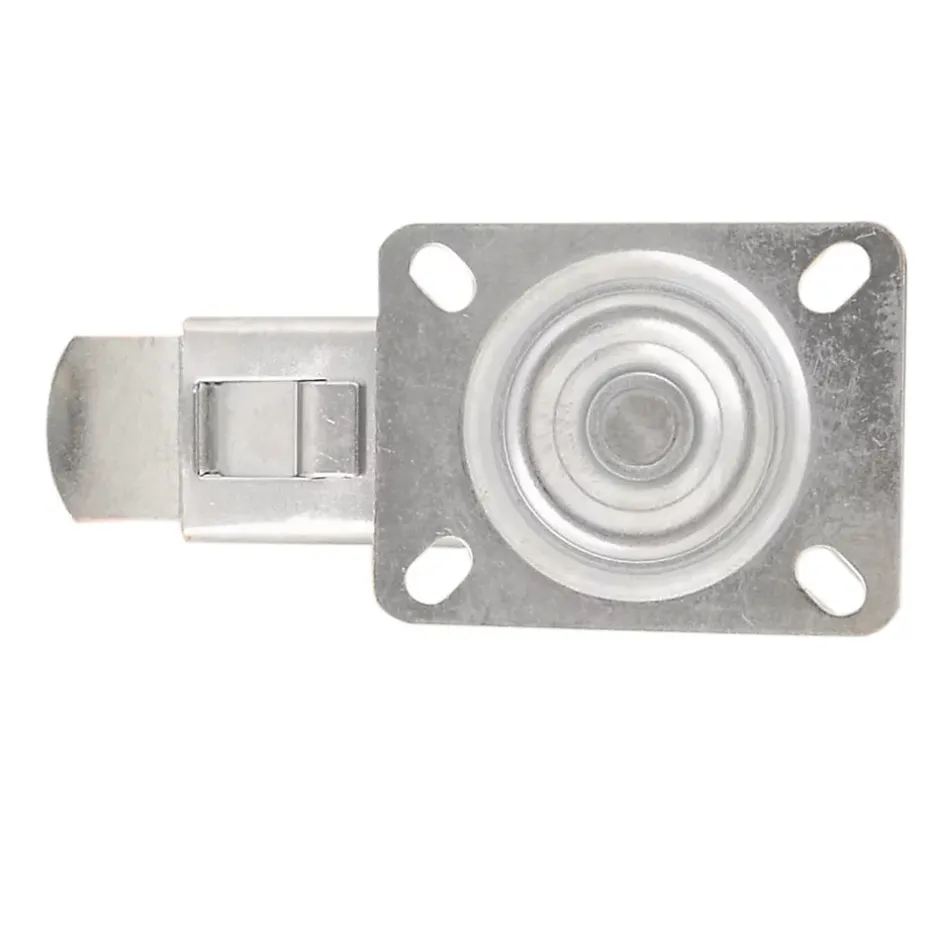 Roulette pivotante noire ø8 cm avec freins, charge max 70 kg-