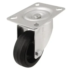Roulette pivotante noire ø8 cm, charge max 70 kg^ Online