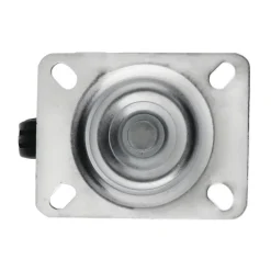 Roulette pivotante noire ø10 cm, charge max 75 kg^