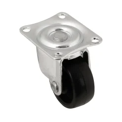 Roulette pivotante noire ø2.95 cm, charge max 15 kg^ New