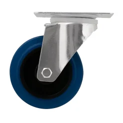 Roulette pivotante sans frein ø100 mm, plaque 105 x 85 mm, charge max 100kg^ Online