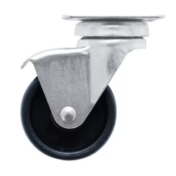 Roulette pivotante sans frein ø41 mm, plaque 42 x 42 mm, charge max 25kg-