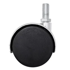 Roulette pivotante sans frein ø50 mm, tige filetée 10 x 20 mm, charge max 40kg^ Clearance
