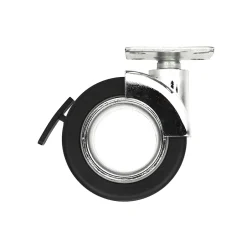 Roulette Rotola chrome et noir Ø65mm- Sale