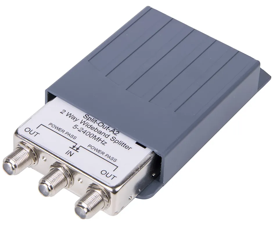 Répartiteur extérieur TV 2 sorties - Fiche F^SLX New