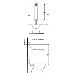 Réservoir WC - Tubchass - - Semi-bas^Clara Clearance