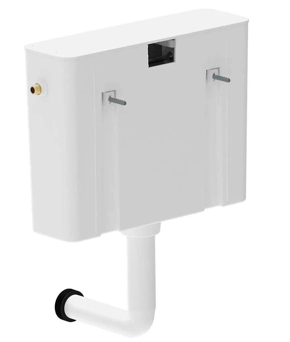 Réservoir WC 7.5L semi-bas simple touche, Tosca^Siamp Discount