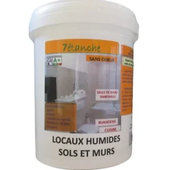 Résine d'étanchéité pour Locaux humides - Sols - Murs - Gris - 5Kg^7étanche Online
