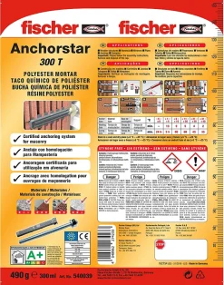 Résine polyester pour charges lourdes 300ML-Fischer Discount