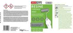 Résine type R123 + durcisseur époxy type R614 1kg-Soloplast Outlet