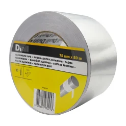 Ruban adhésif Aluminium , 50 m x 75 mm-Diall