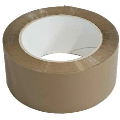 Ruban adhésif d'emballage polypropylène havane 28mic - rouleau adhésif marron 48 mm x 100 m - Carton de 36-Tecplast Best