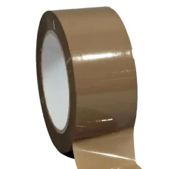 Ruban adhésif d'emballage polypropylène havane 28mic - rouleau adhésif marron 48 mm x 100 m - Carton de 36-Tecplast Best