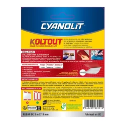 Ruban adhésif double face Koltout Express 3 m x 19 mm + 20%^Cyanolit