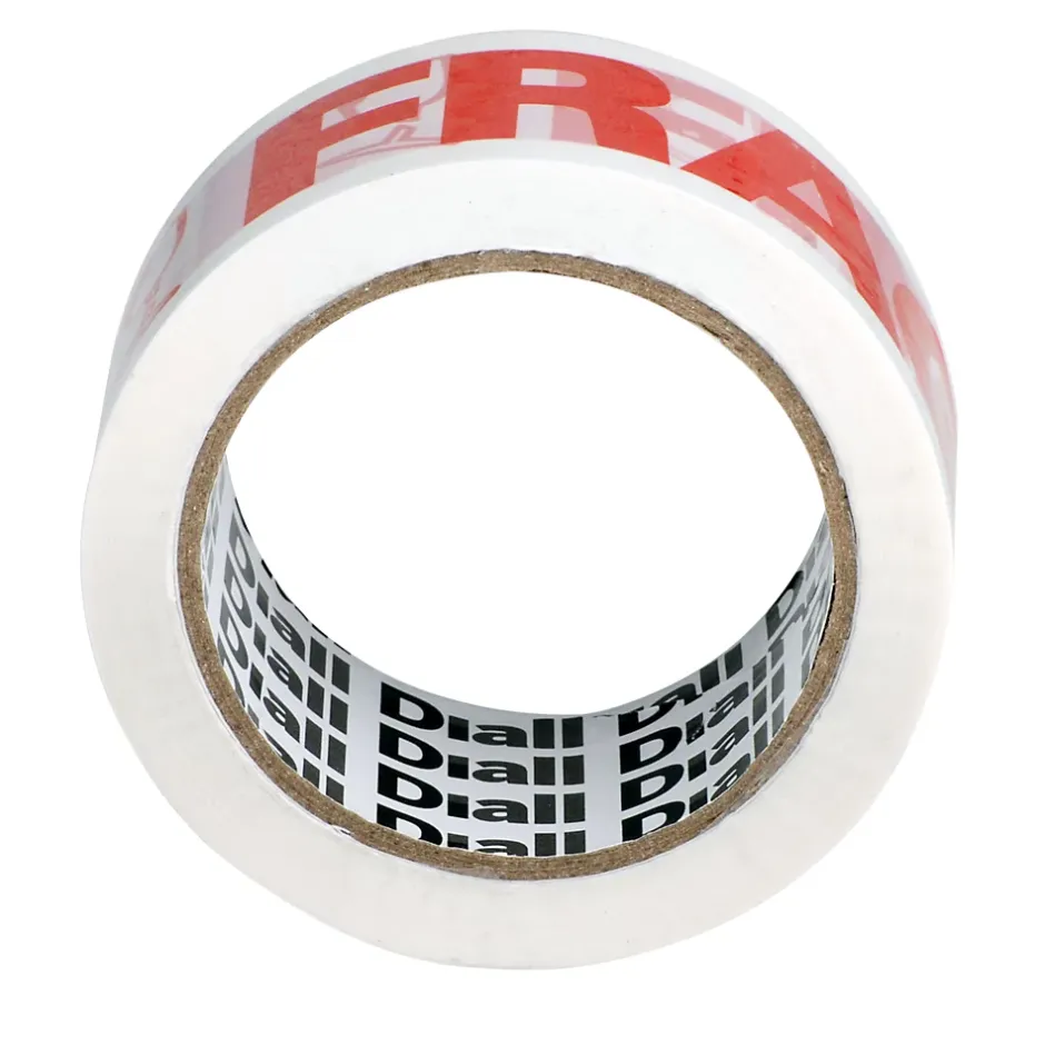 Ruban adhésif « Fragile » 50 mm x 66 m-Diall Outlet