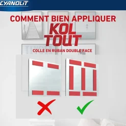 Ruban colle Koltout extra fin h. 19 mm x l. 7.5 m-Cyanolit Hot