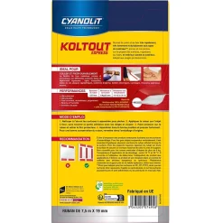 Ruban colle Koltout extra fin h. 19 mm x l. 7.5 m-Cyanolit Hot