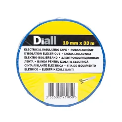 Ruban d'isolation électrique 19 mm x 33 m bleu-Diall