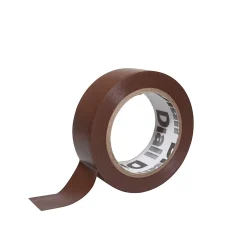 Ruban d'isolation électrique 19 mm x 10 m marron^Diall Discount